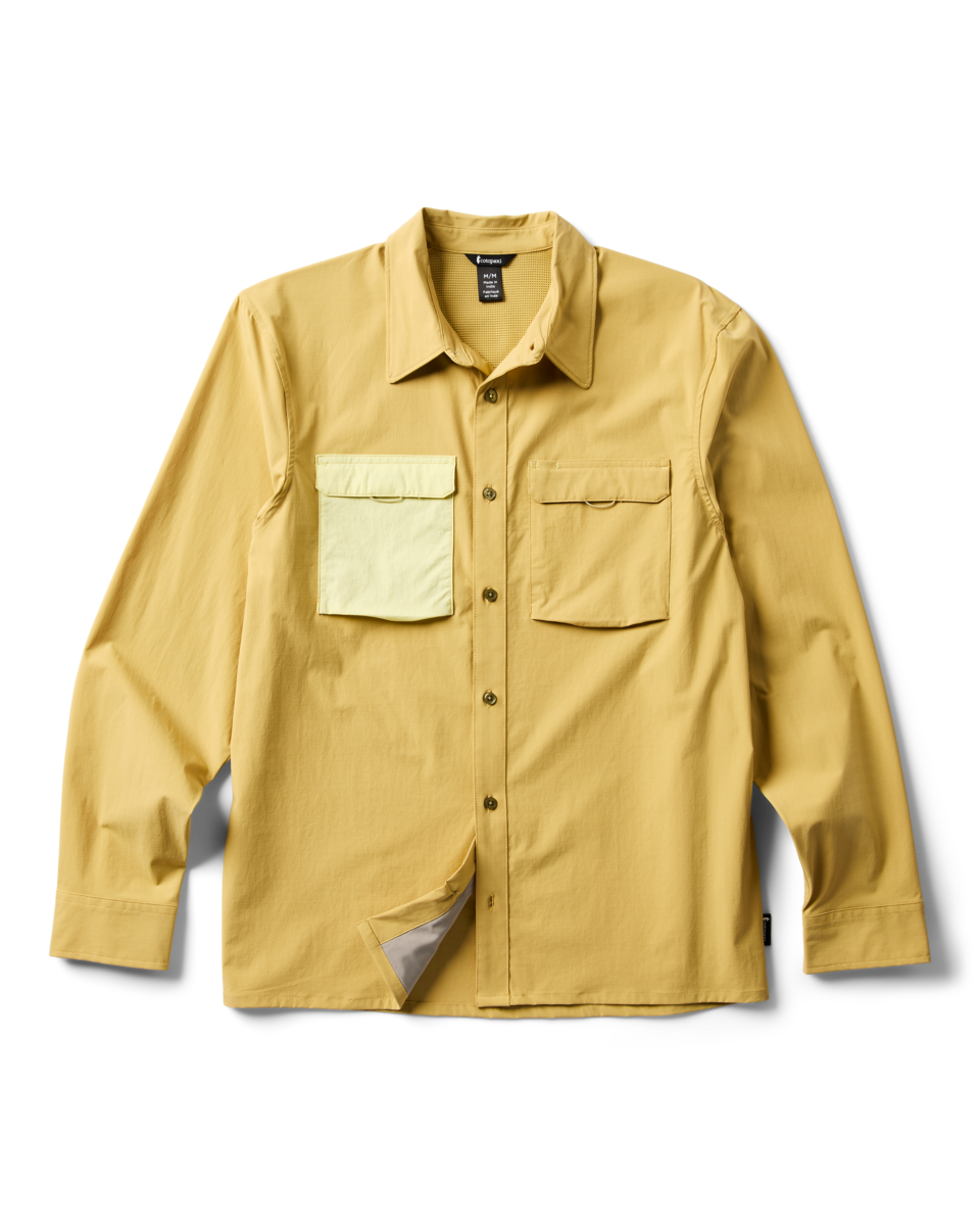 Solta Long-Sleeve Sun Shirt - Men's, Husk, Model Kirk