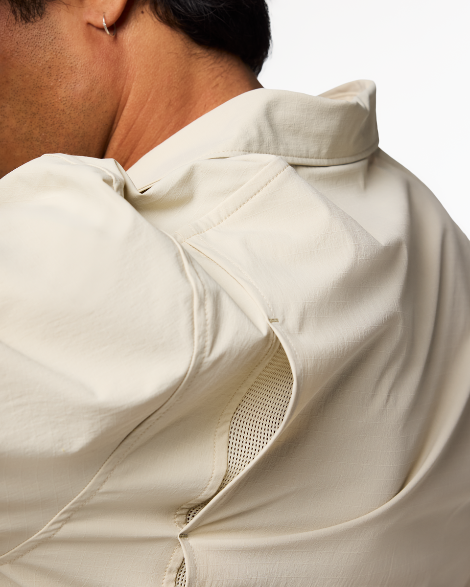Solta Long-Sleeve Sun Shirt - Men's, Mineral, Model Christian
