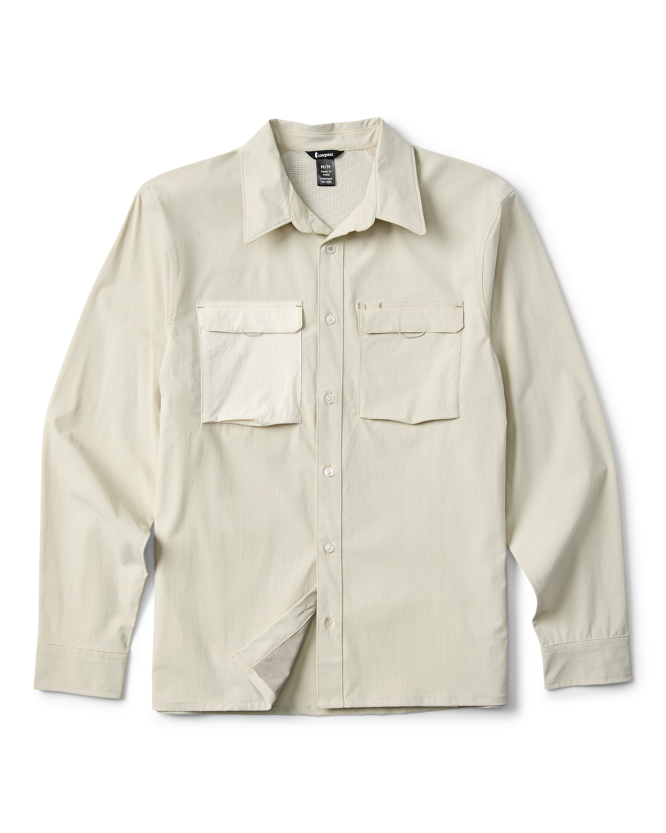 Solta Long-Sleeve Sun Shirt - Men's, Mineral, Model Christian