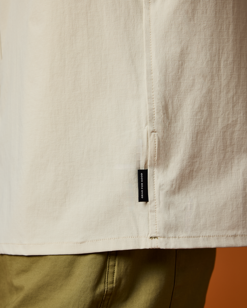 Solta Short-Sleeve Sun Shirt - Men's, Mineral, Model Christian