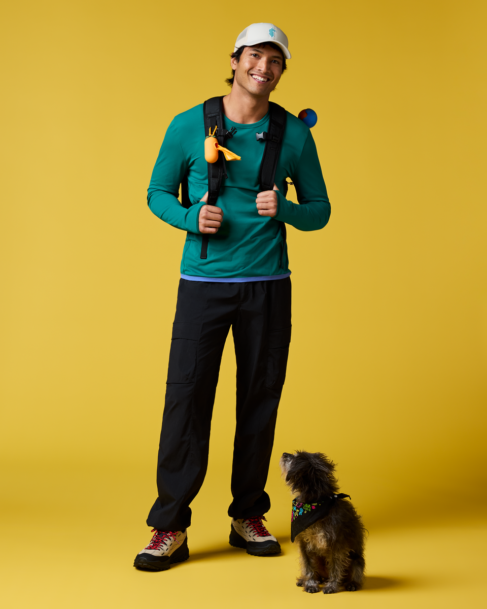 Sombra Long-Sleeve Sun Shirt - Men's, Malachite, Model Christian
