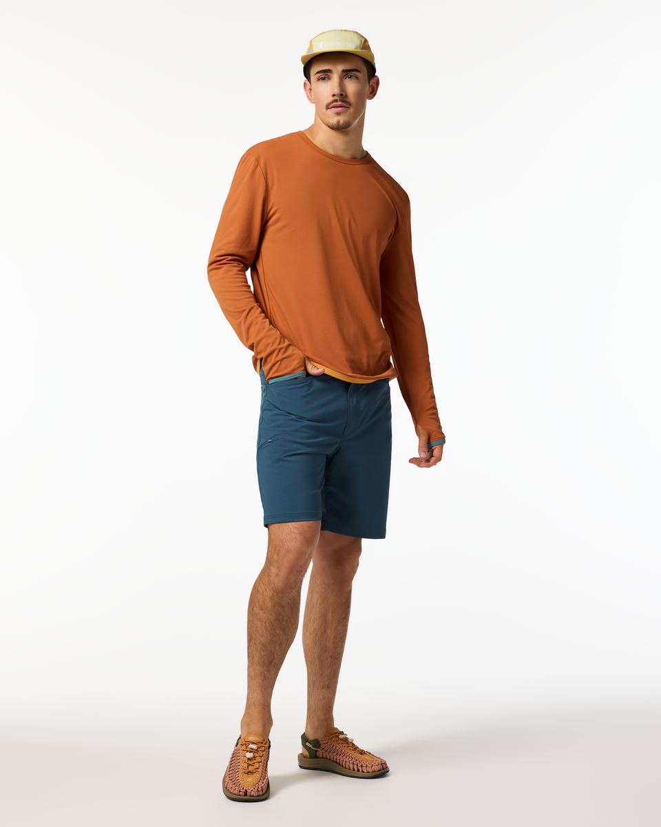 Sombra Long-Sleeve Sun Shirt - Men's, Whiskey, Model Kellan