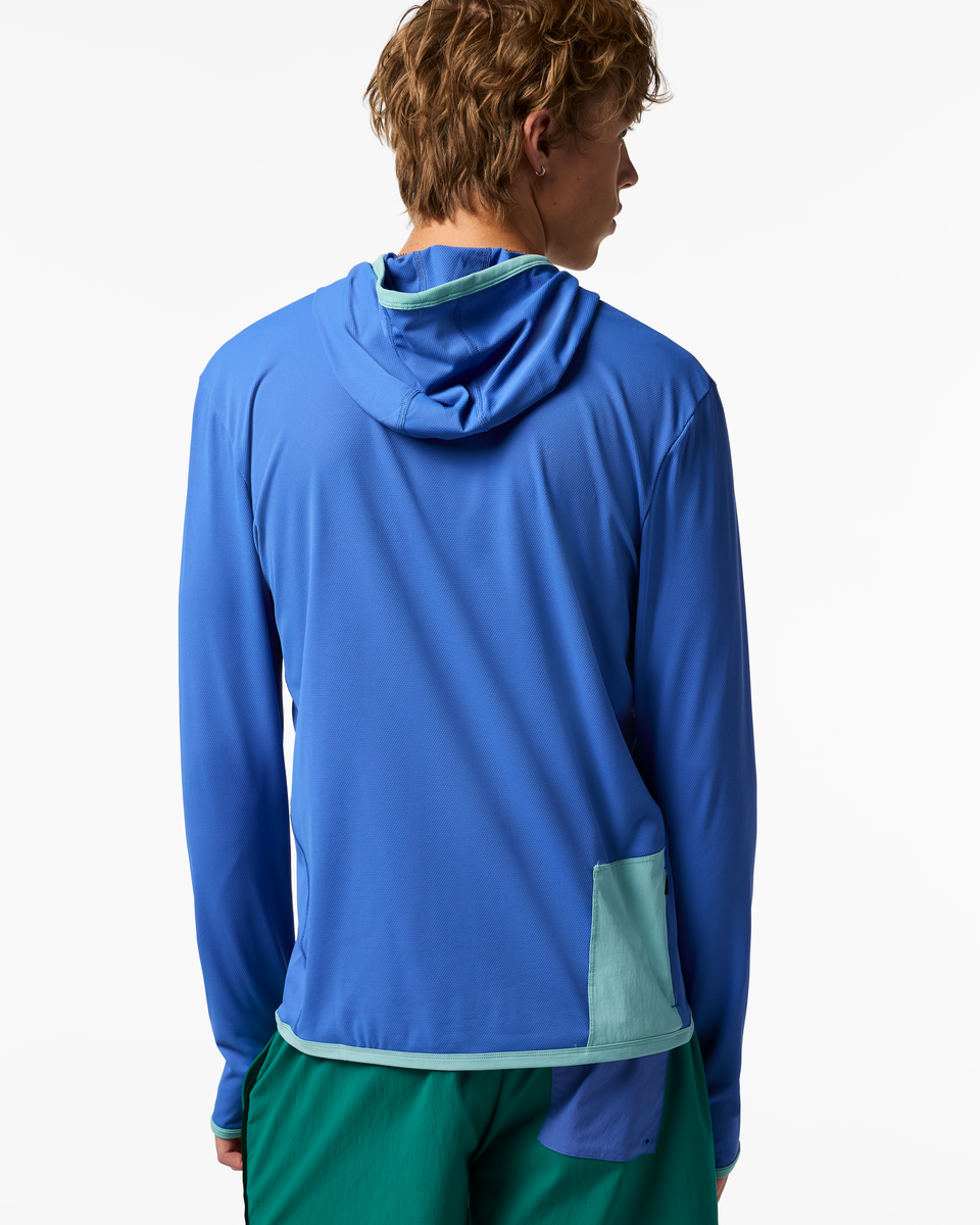 Sombra Sun Hoodie - Men's, Azure, Model Maximus