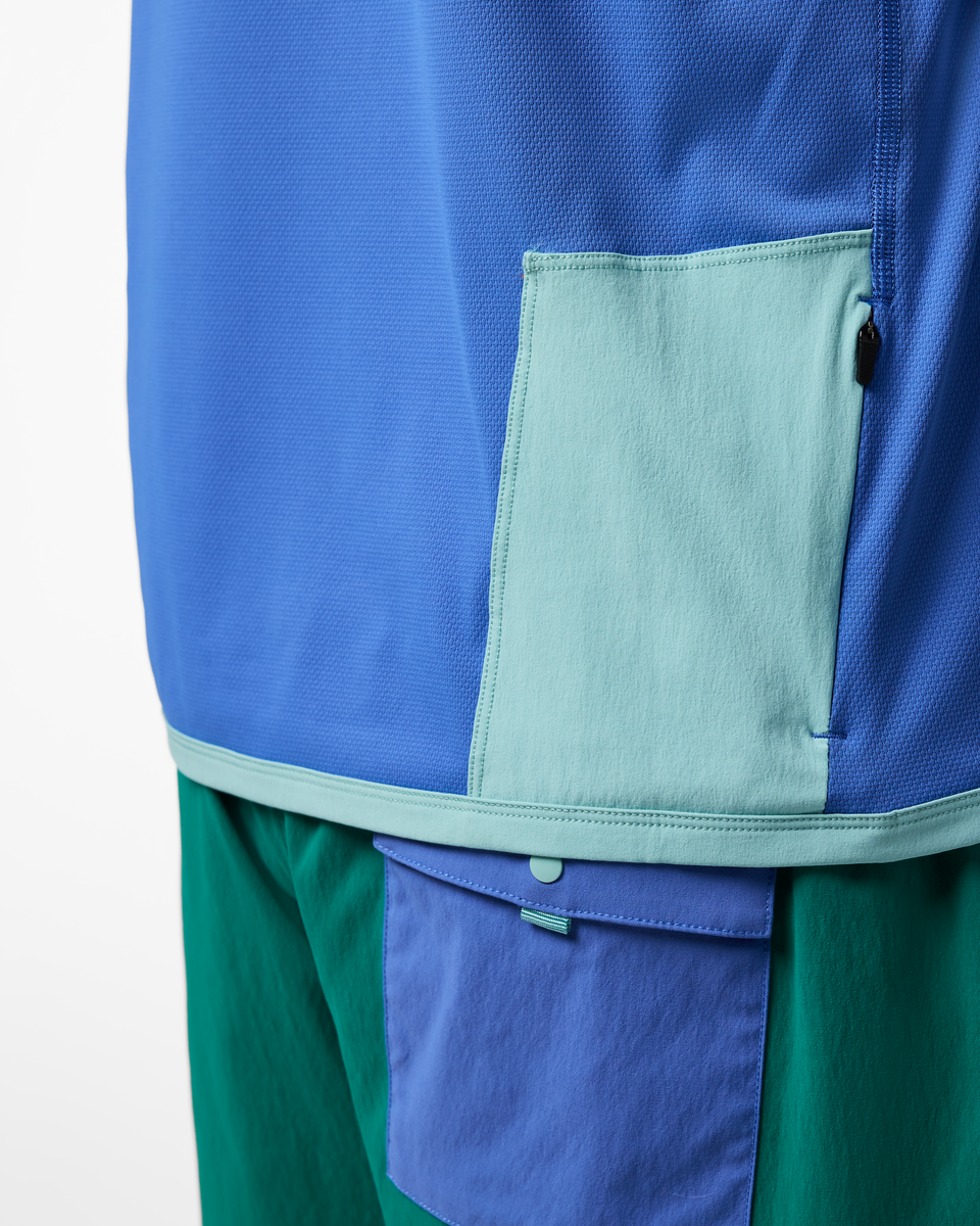 Sombra Sun Hoodie - Men's, Azure, Model Maximus