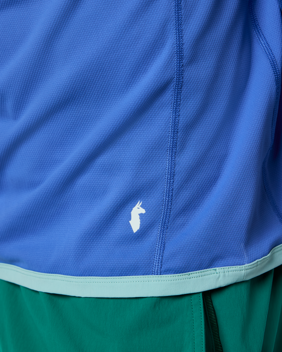 Sombra Sun Hoodie - Men's, Azure, Model Maximus