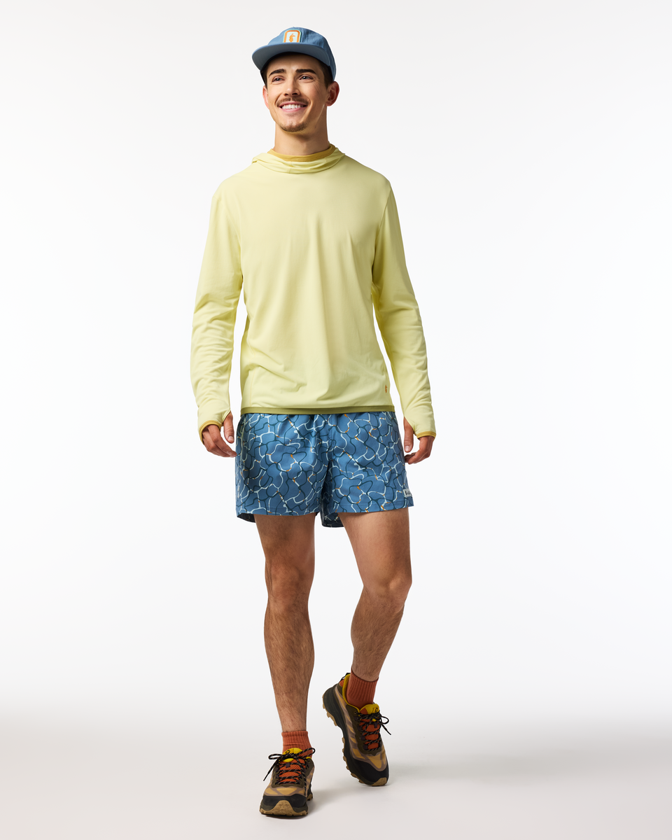 Sombra Sun Hoodie - Men's, Honeydew, Model Kellan