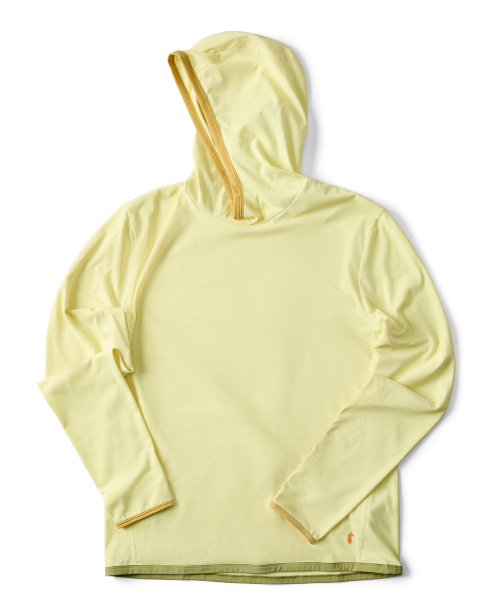 Sombra Sun Hoodie - Men's, Honeydew, Model Kellan