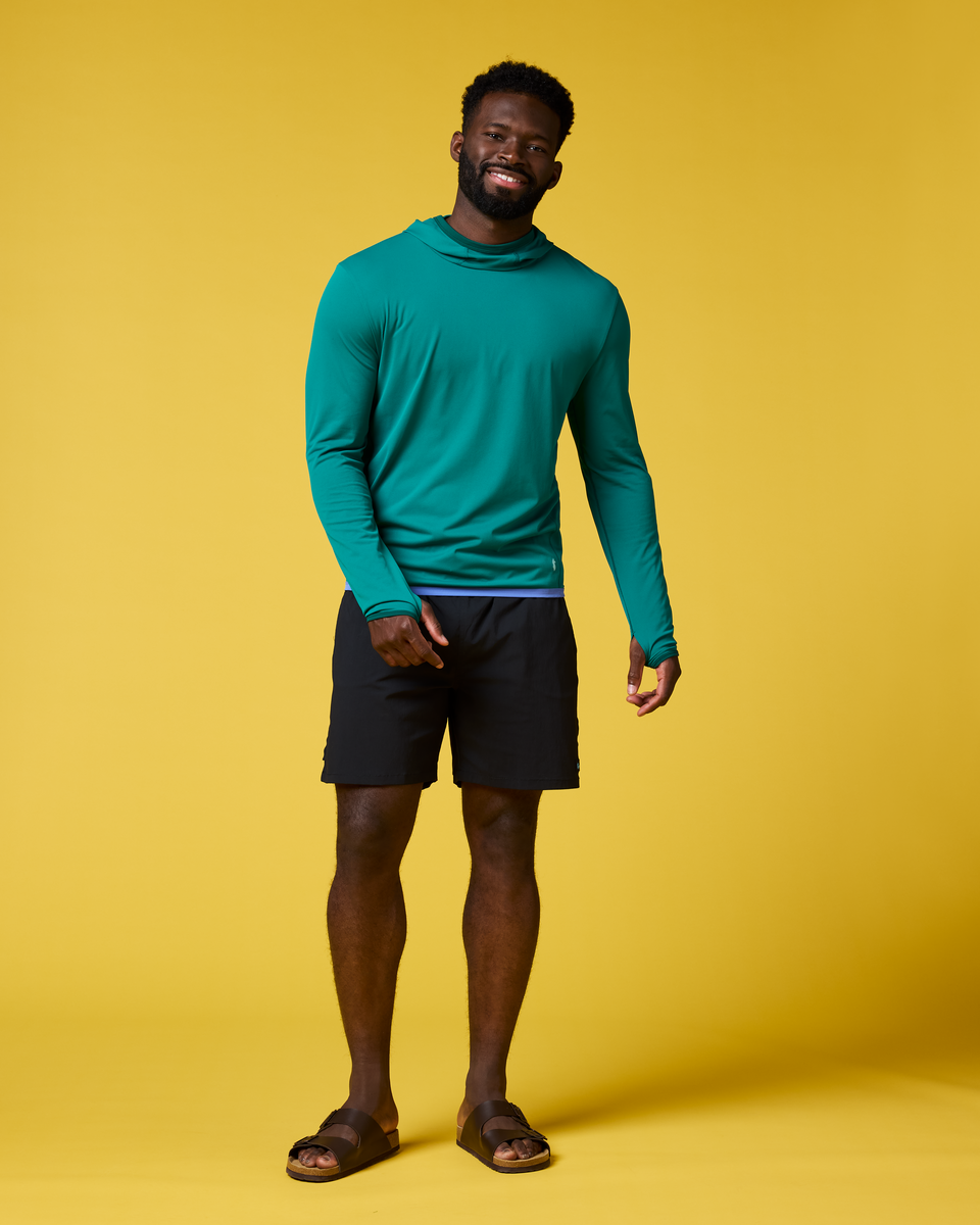 Sombra Sun Hoodie - Men's, Malachite, Model Kirk