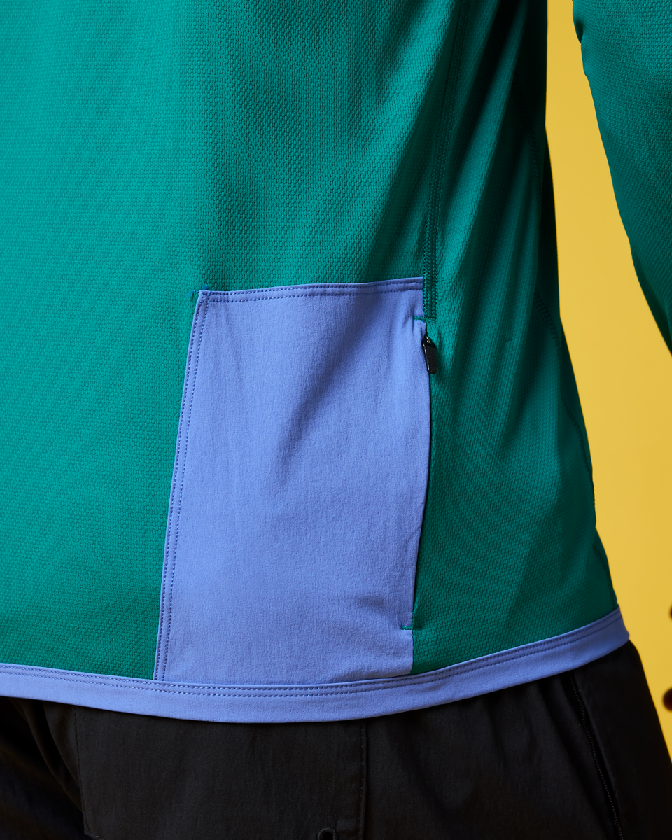 Sombra Sun Hoodie - Men's, Malachite, Model Kirk
