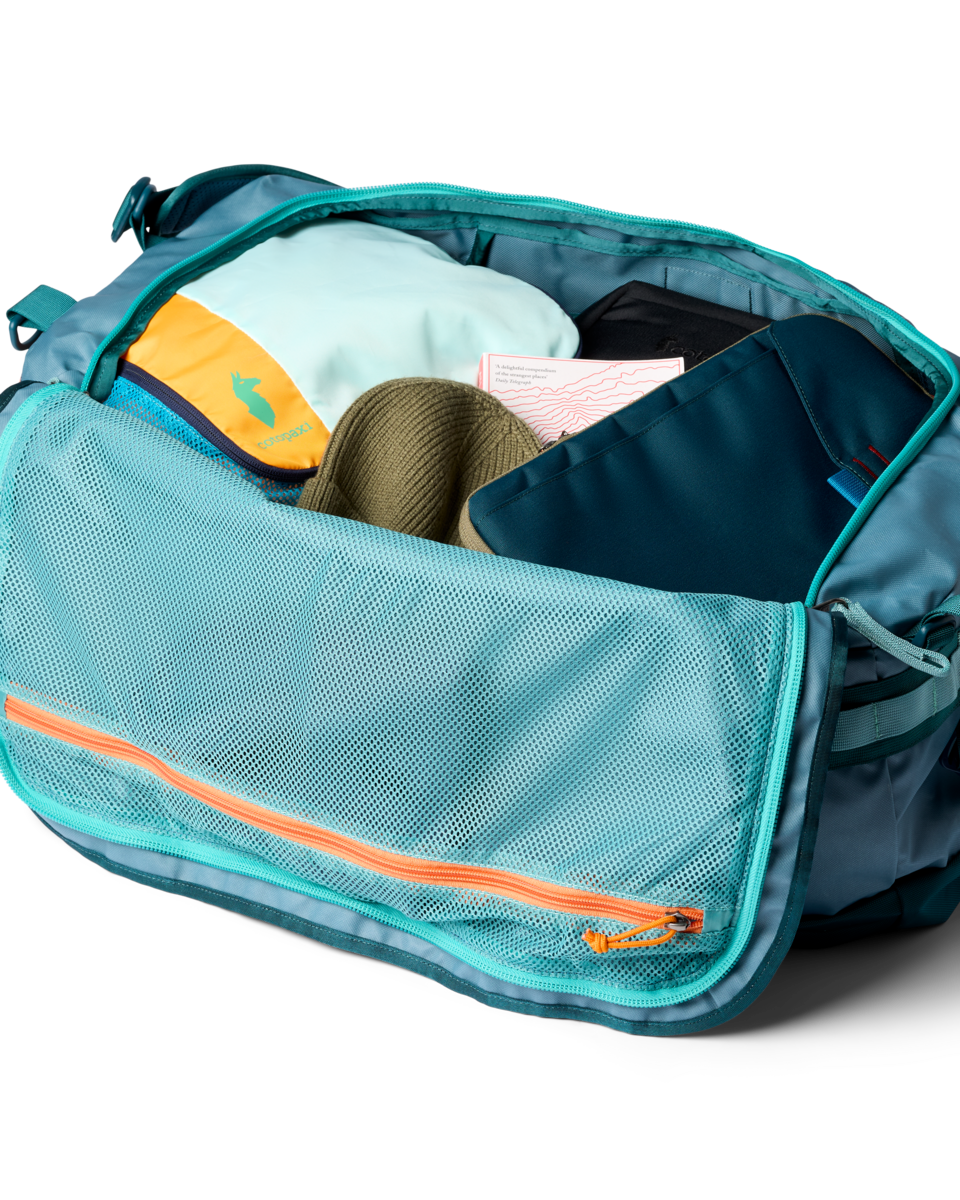 Allpa Getaway 70L Duffel, Blue Spruce/Abyss