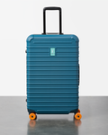 Coraza Suitcase - Medium Checked, Blue Spruce