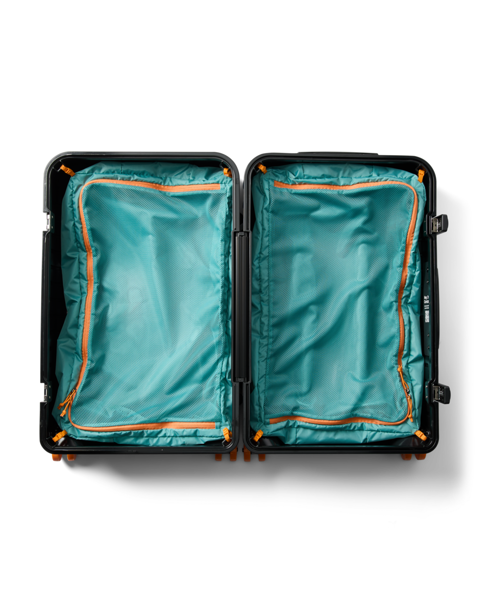 Coraza Suitcase - Medium Checked, Blue Spruce
