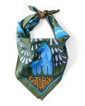 Organic Cotton Bandana, Llama Camp Bandana