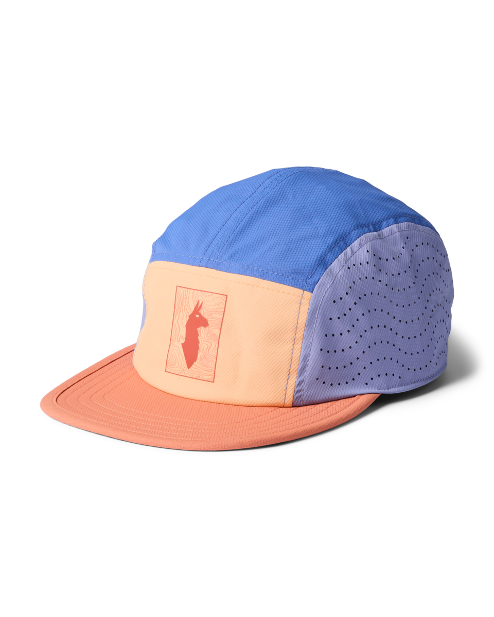 Tech Plus 5-Panel Hat, Cantaloupe/Grapefruit