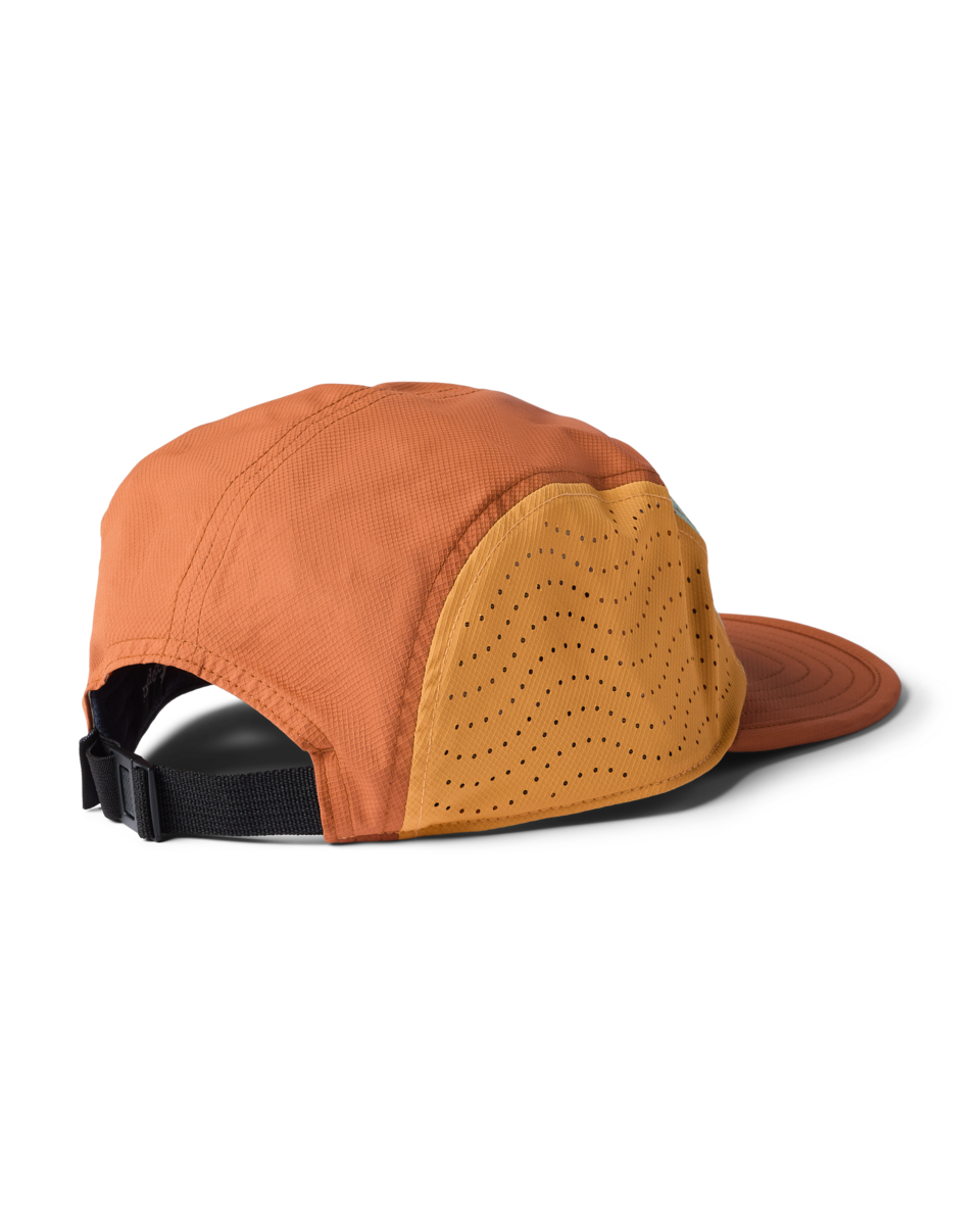 Tech Plus 5-Panel Hat, Tide Pool/Whiskey