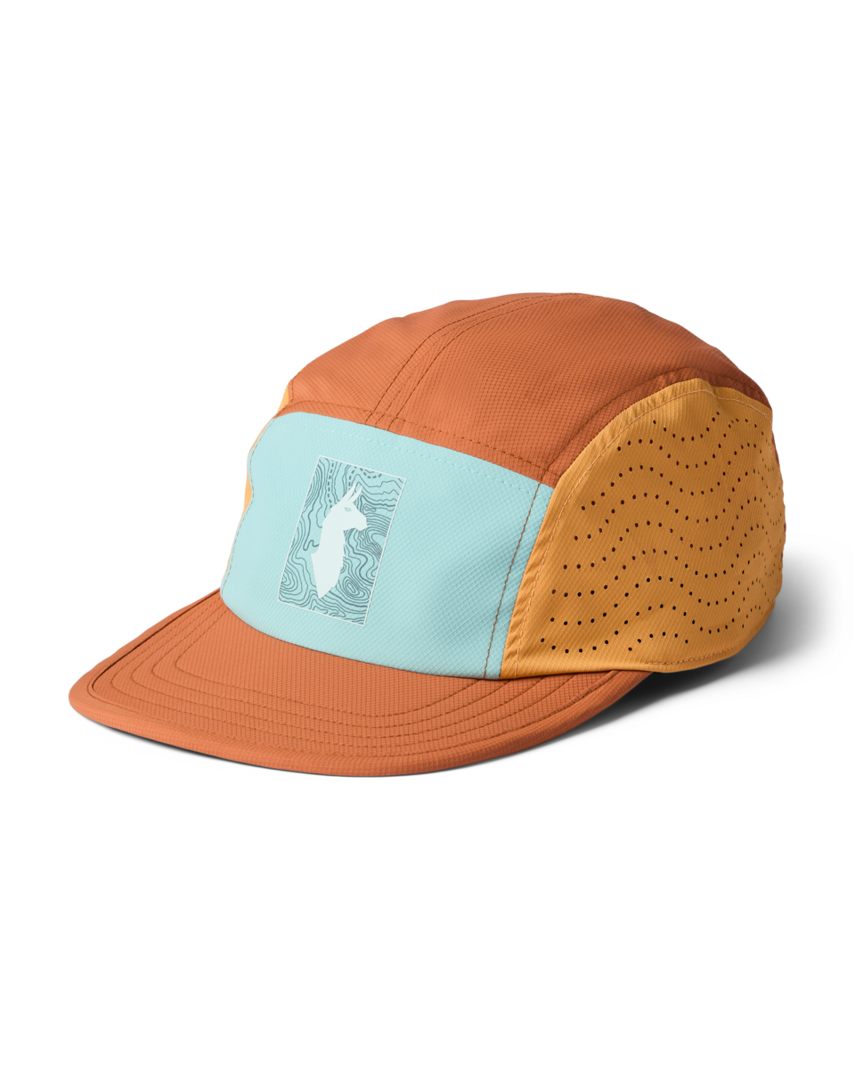 Tech Plus 5-Panel Hat, Tide Pool/Whiskey