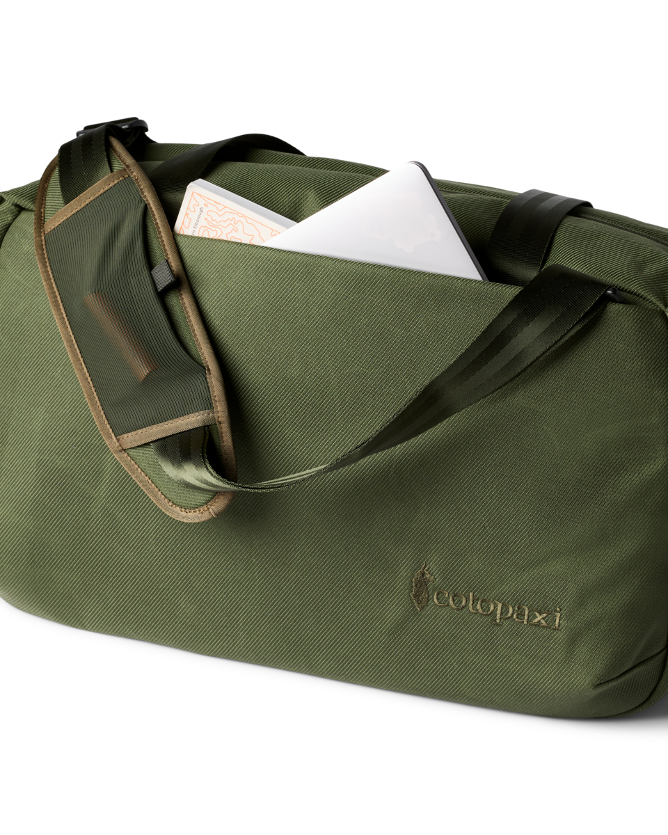 Viaje 35L Travel Duffel - Contiguo, Green, Detail