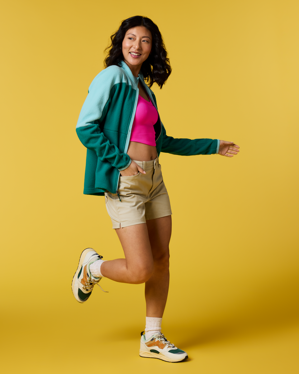 Ambato Short - Women's, Mineral, Model Tiff