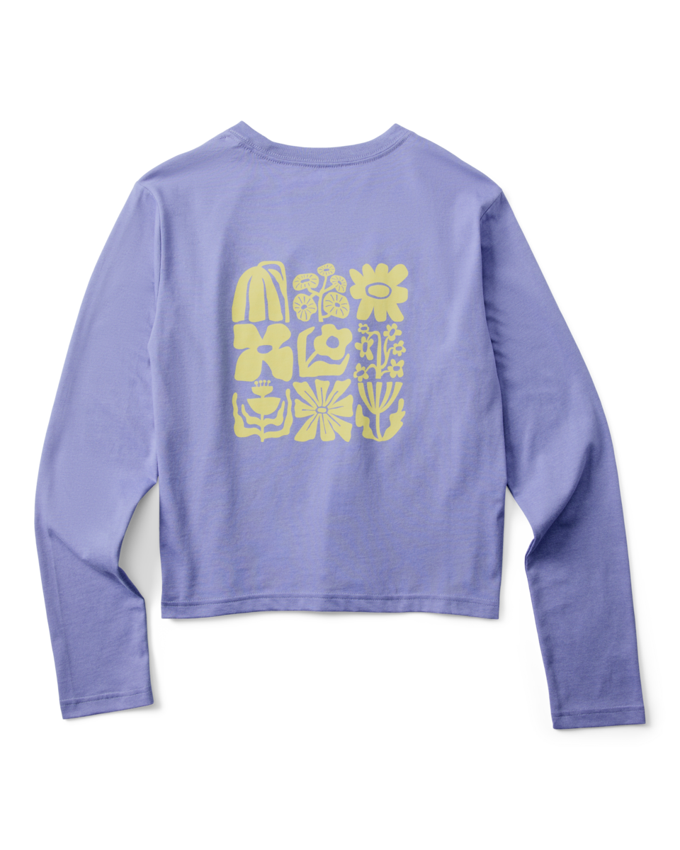 Flower Patch Long-Sleeve T-Shirt - Women's, Aster