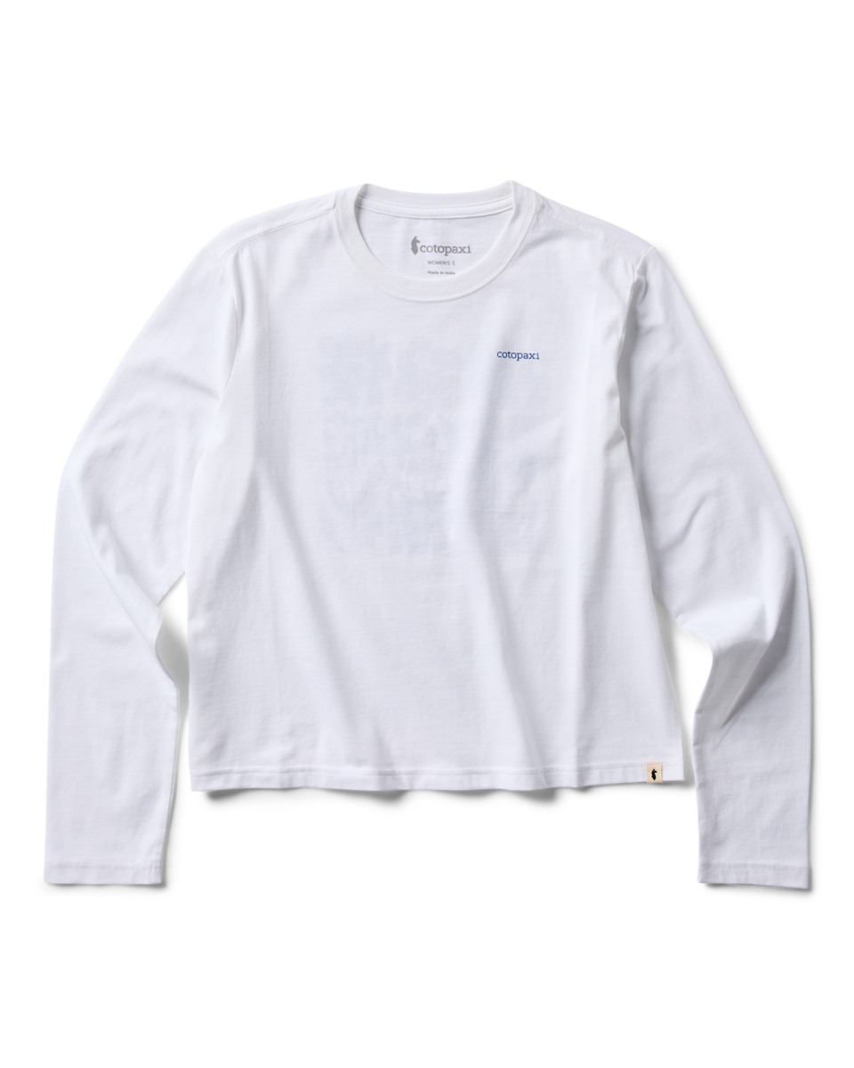 Flower Patch Long-Sleeve T-Shirt - Women's, White