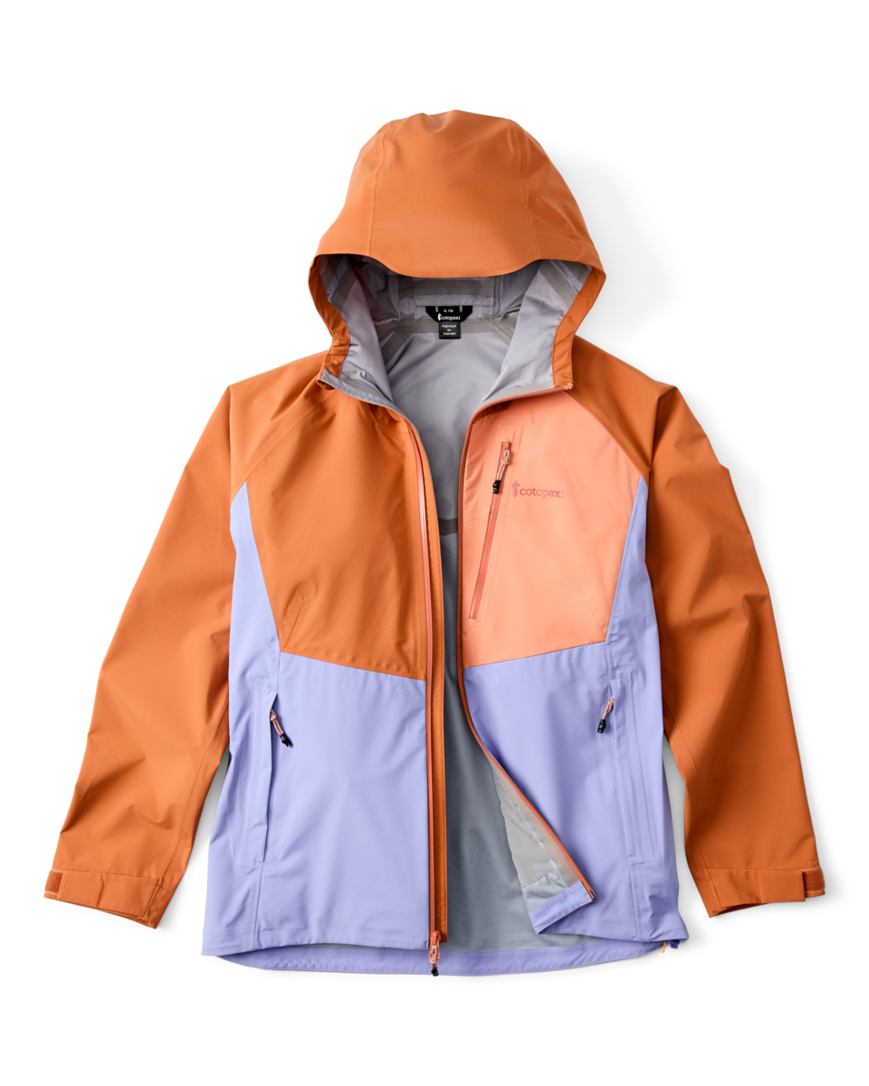 Impermeo 3L Hooded Shell Jacket - Women's, Whiskey/Aster