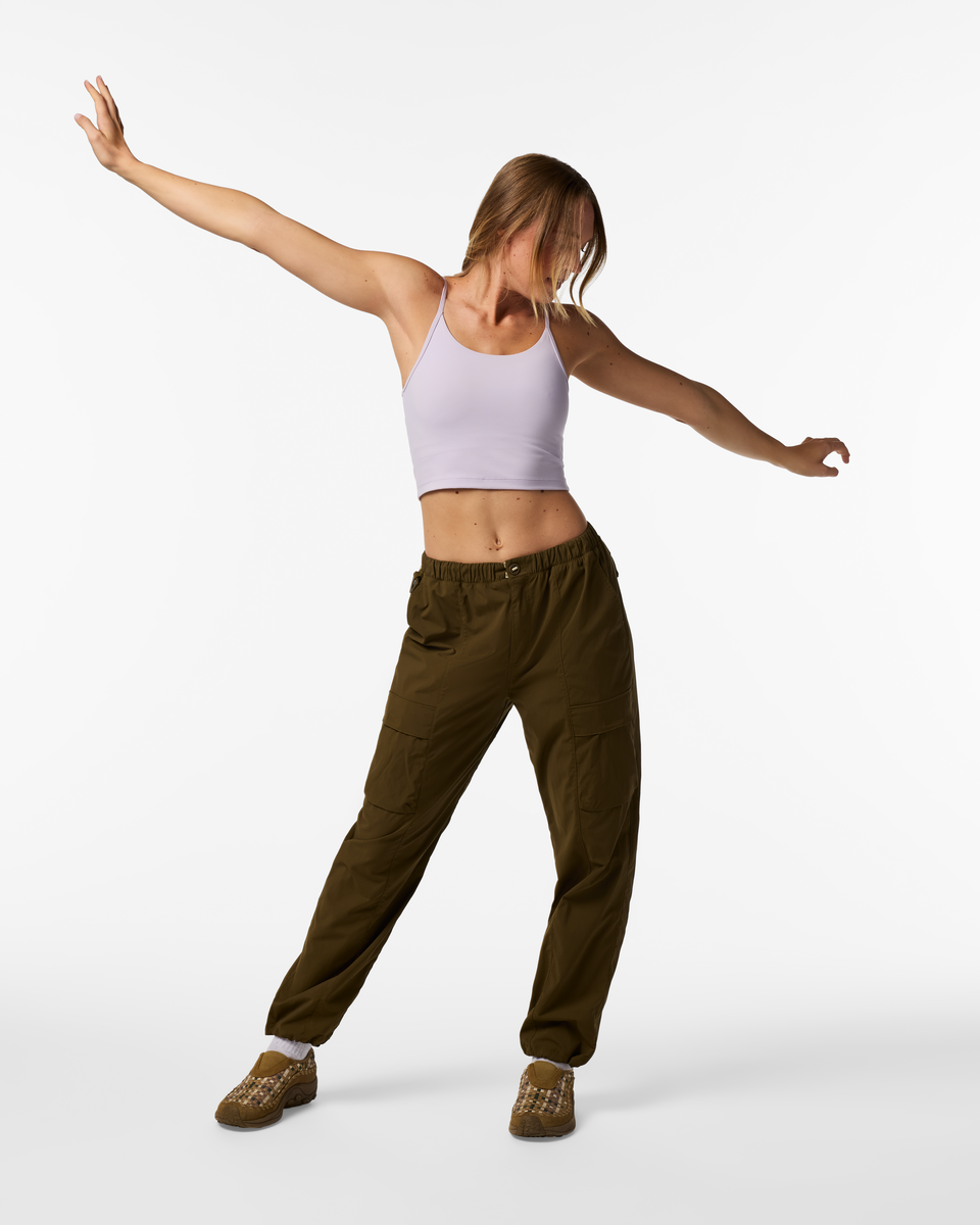 Muevo Scoop Tank - Women's, Moonbeam, Model Ellen