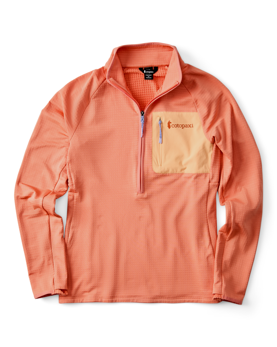 Otero Fleece Half-Zip Pullover - Women's, Grapefruit