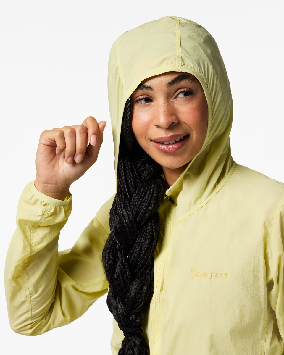 Pacaya Lite Hooded Jacket - Women's, Honeydew, Model Kalu