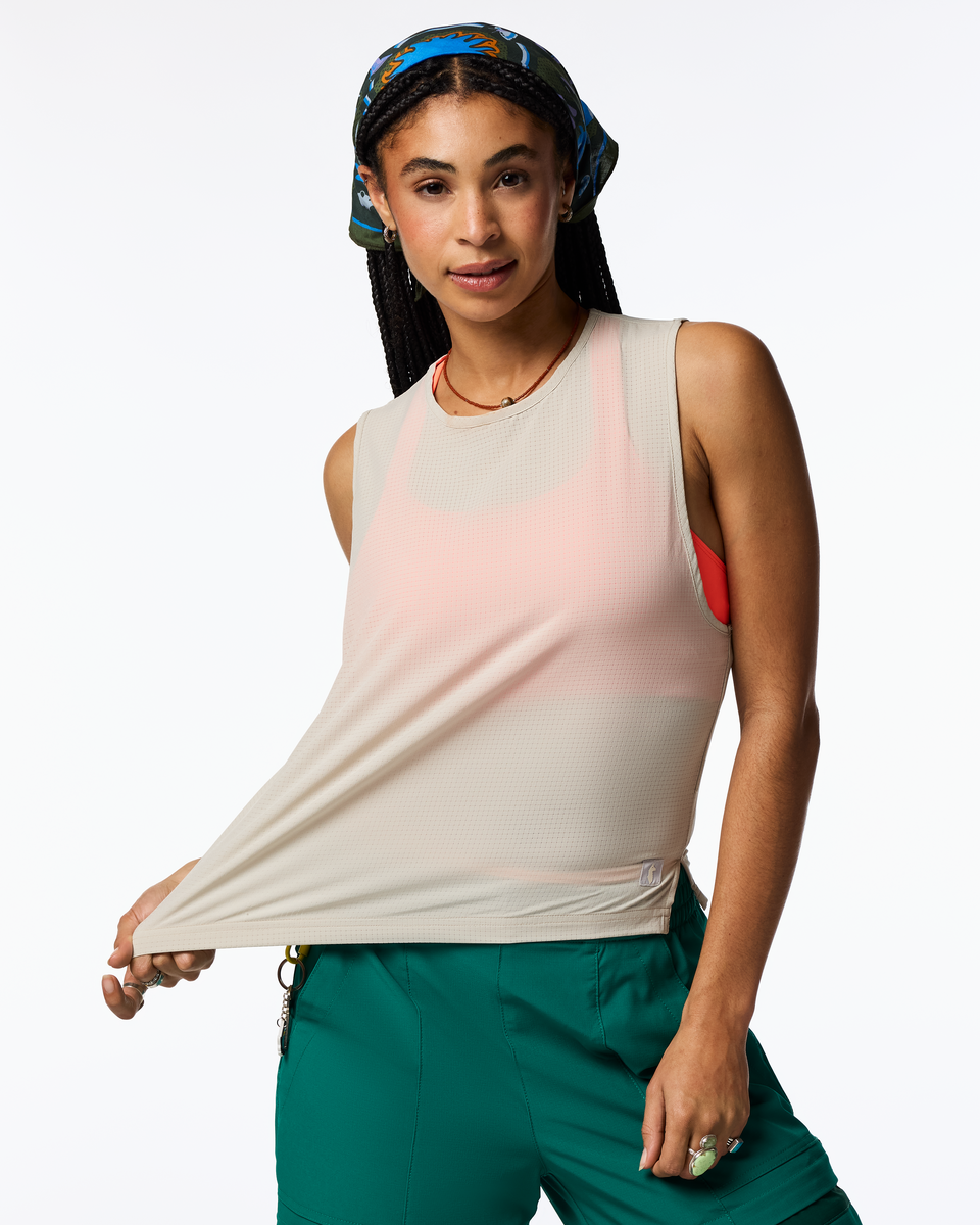 Pulso Tech Tank - Women's, Mineral, Model Kalu