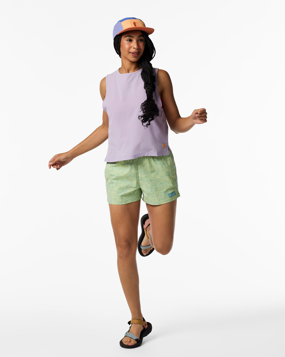 Pulso Tech Tank - Women's, Moonbeam, Model Kalu