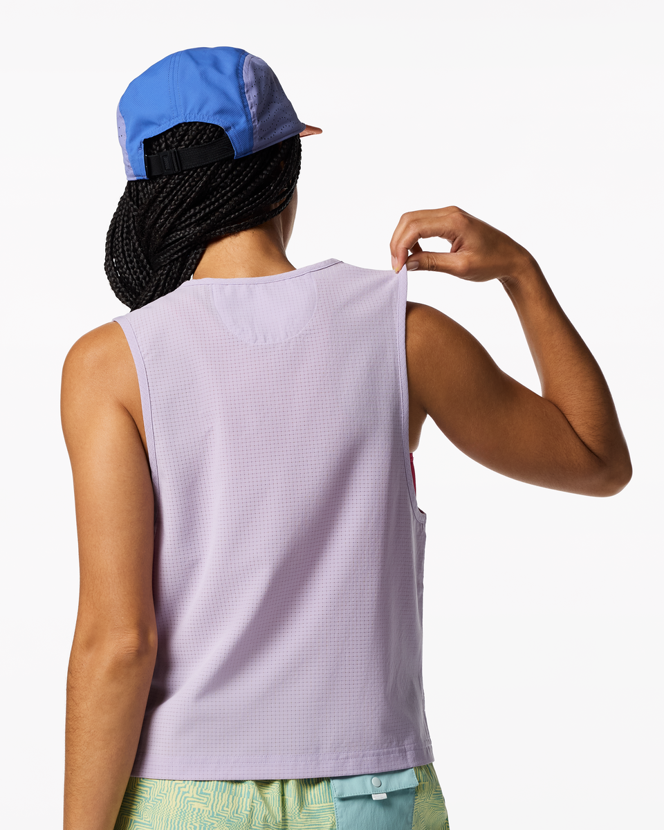 Pulso Tech Tank - Women's, Moonbeam, Model Kalu