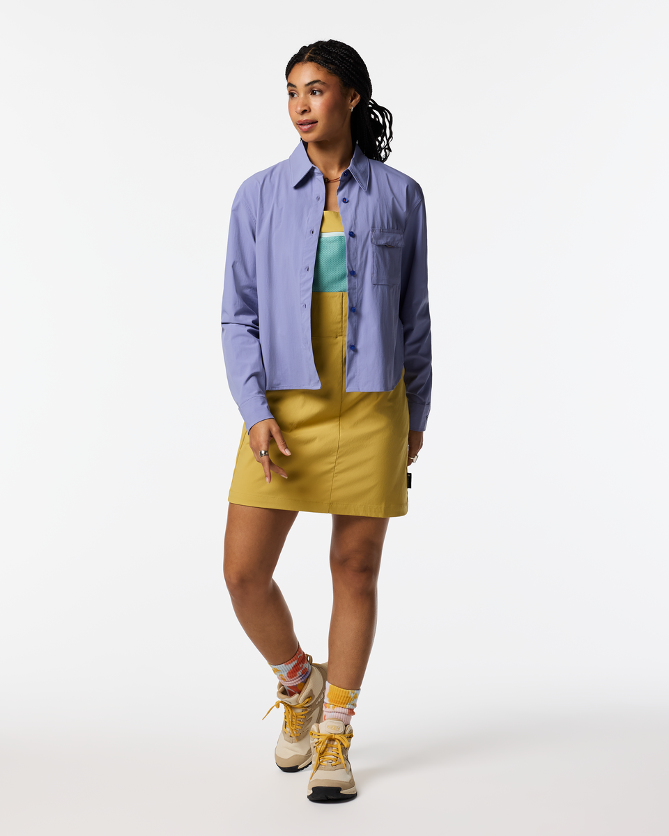 Solta Long-Sleeve Sun Shirt - Women's, Aster, Model Kalu