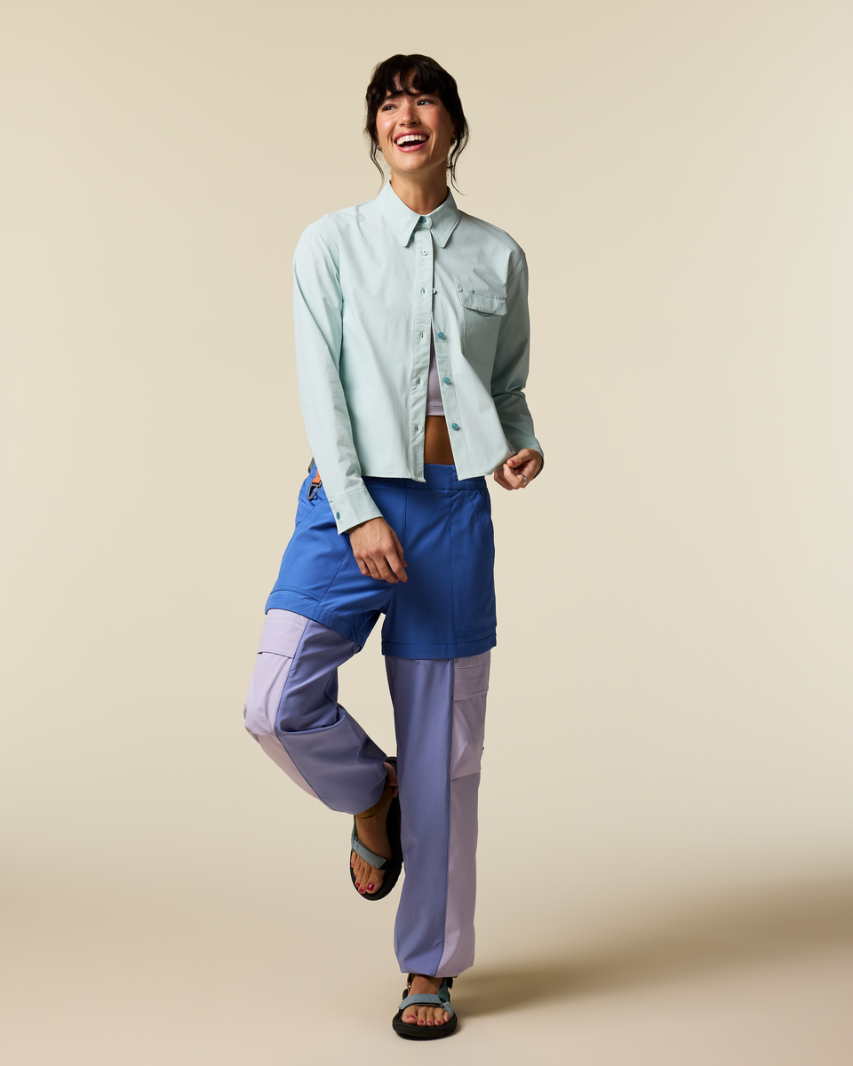 Solta Long-Sleeve Sun Shirt - Women's, Surf, Model Lola
