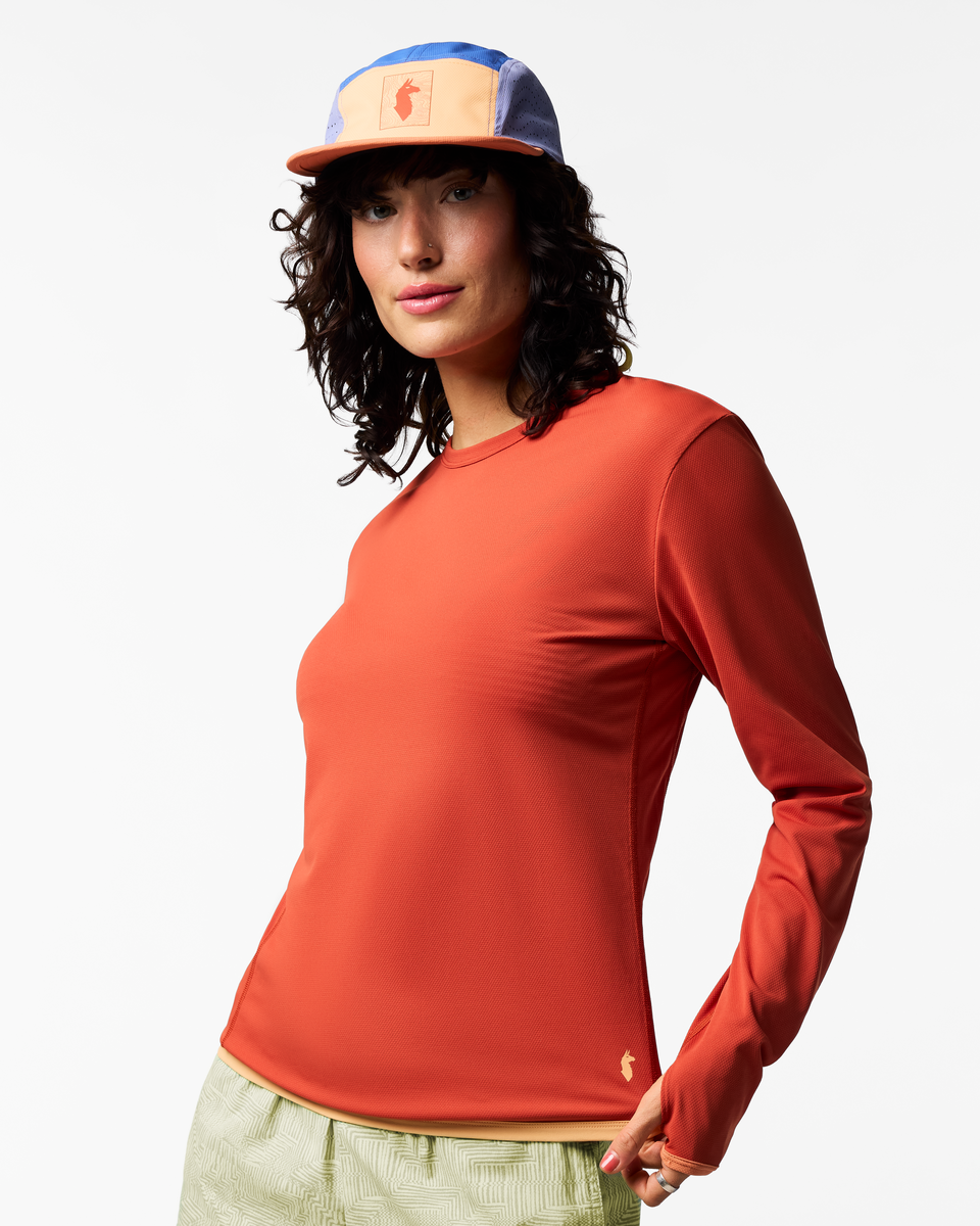 Sombra Long-Sleeve Sun Shirt - Women's, Chimayo, Model Lola