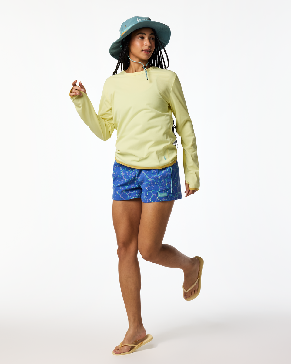 Sombra Long-Sleeve Sun Shirt - Women's, Honeydew, Model Kalu