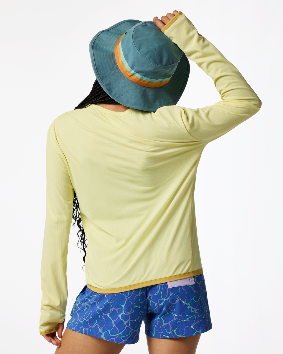 Sombra Long-Sleeve Sun Shirt - Women's, Honeydew, Model Kalu