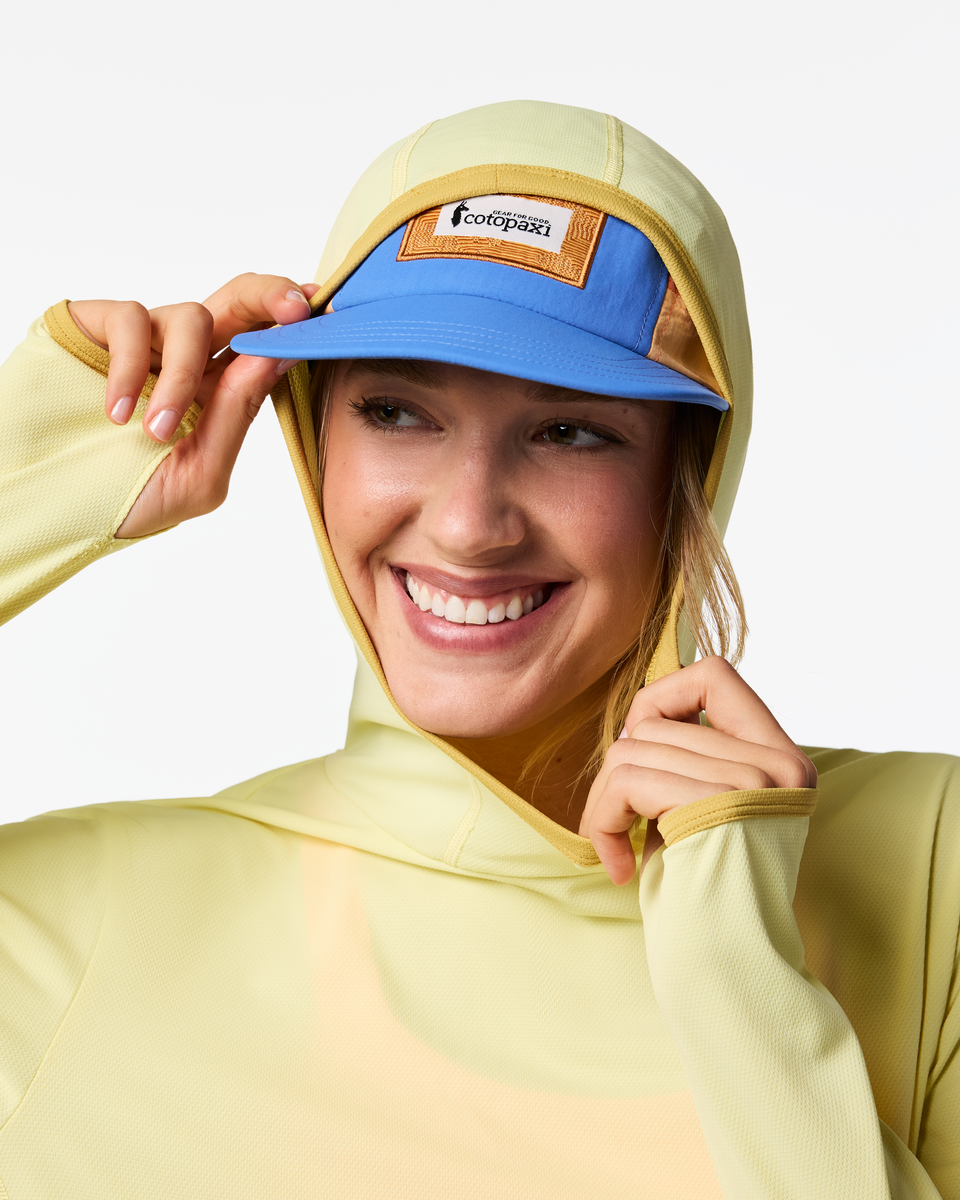Sombra Sun Hoodie - Women's, Honeydew, Model Ellen