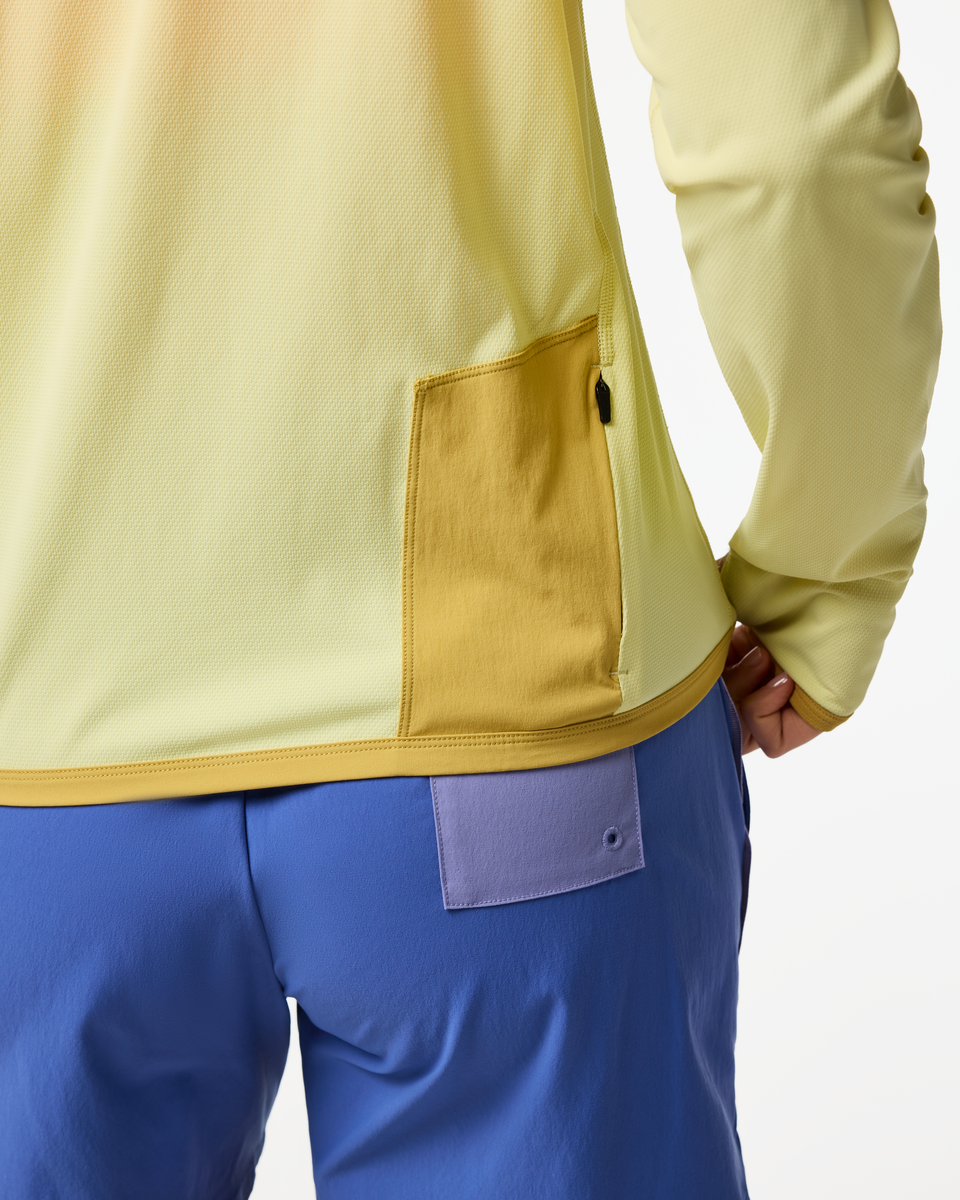 Sombra Sun Hoodie - Women's, Honeydew, Model Ellen