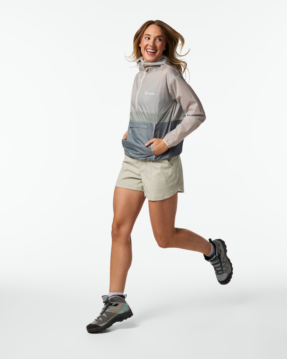 Teca Half-Zip Windbreaker - Women's, Looks Like Rain, Model Ellen