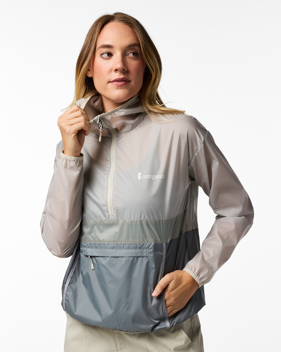 Teca Half-Zip Windbreaker - Women's, Looks Like Rain, Model Ellen