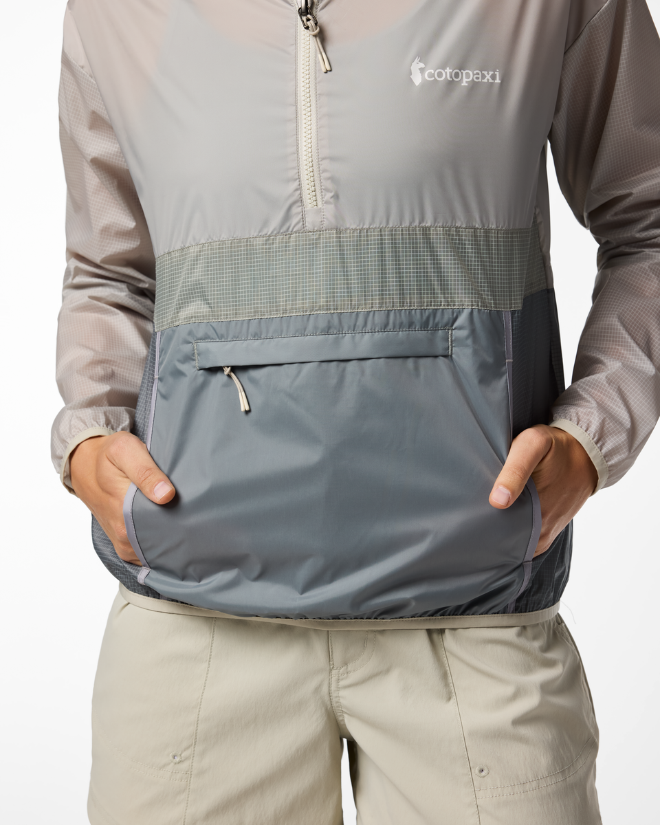 Teca Half-Zip Windbreaker - Women's, Looks Like Rain, Model Ellen