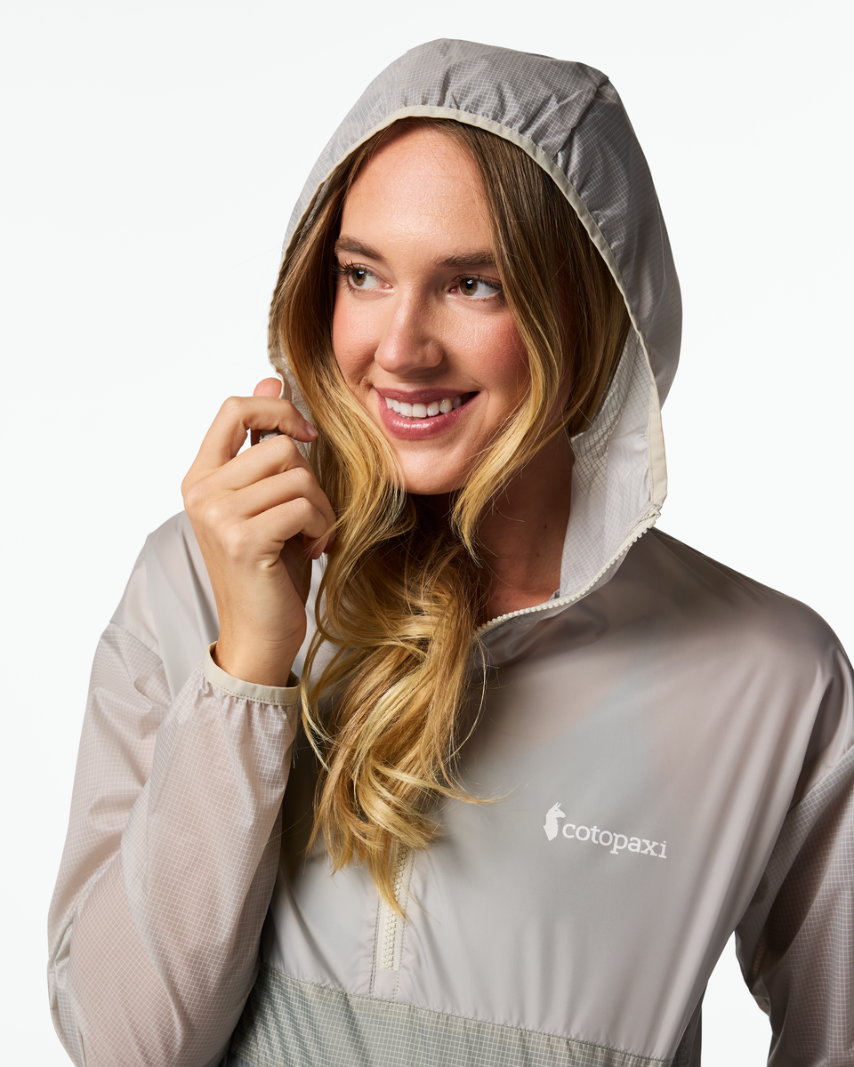 Teca Half-Zip Windbreaker - Women's, Looks Like Rain, Model Ellen